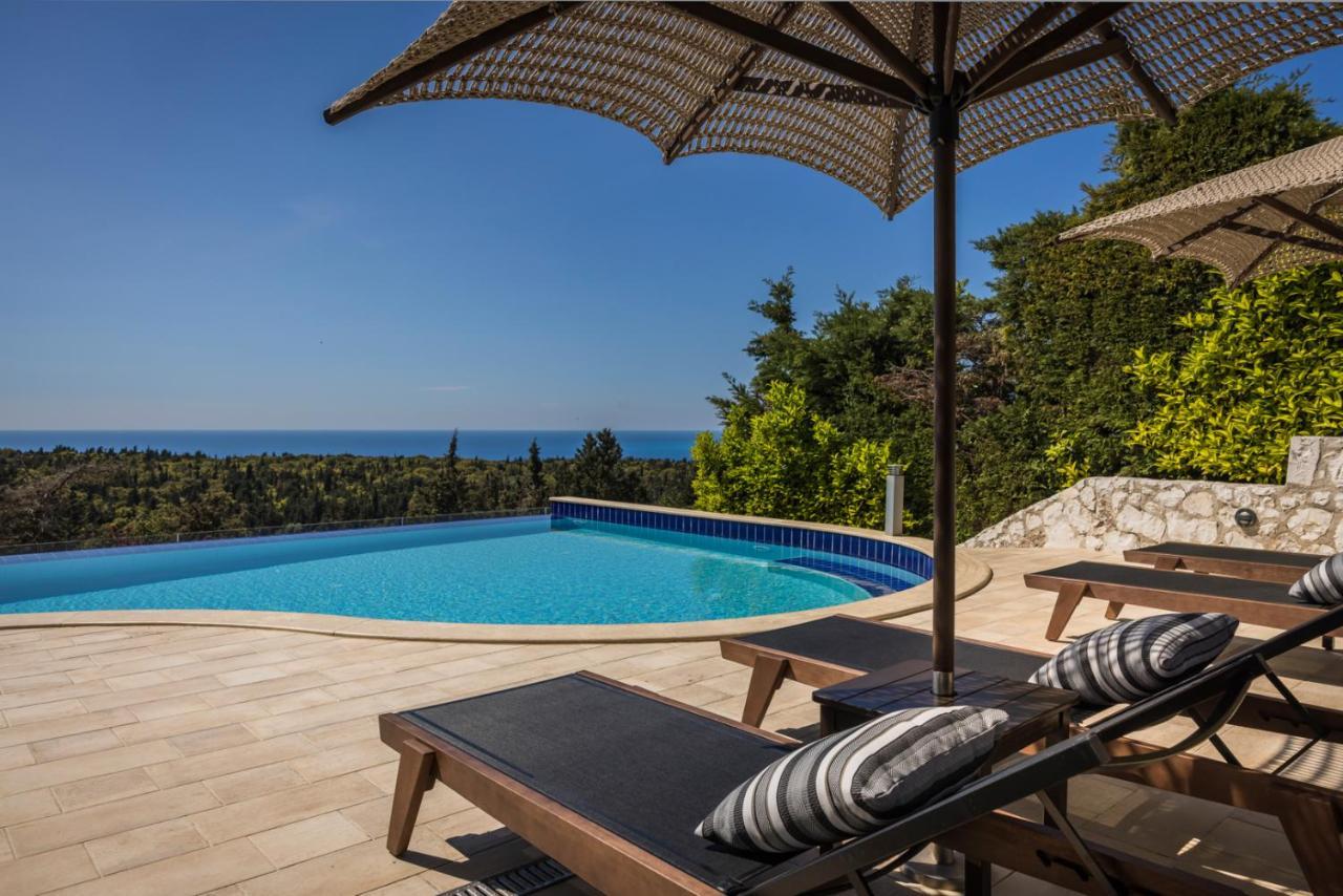 Luxury Villa Karmaniolos Fiskardo Kefalonia Kültér fotó