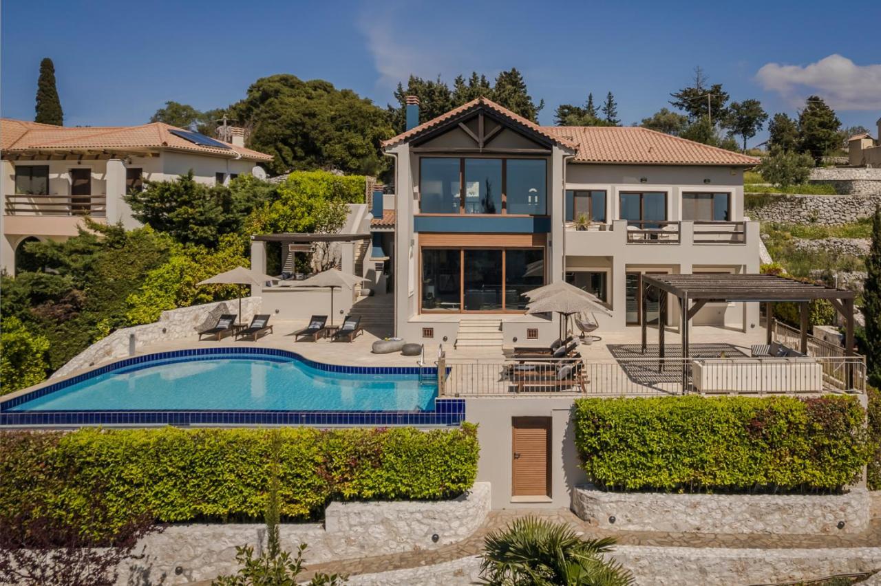 Luxury Villa Karmaniolos Fiskardo Kefalonia Kültér fotó