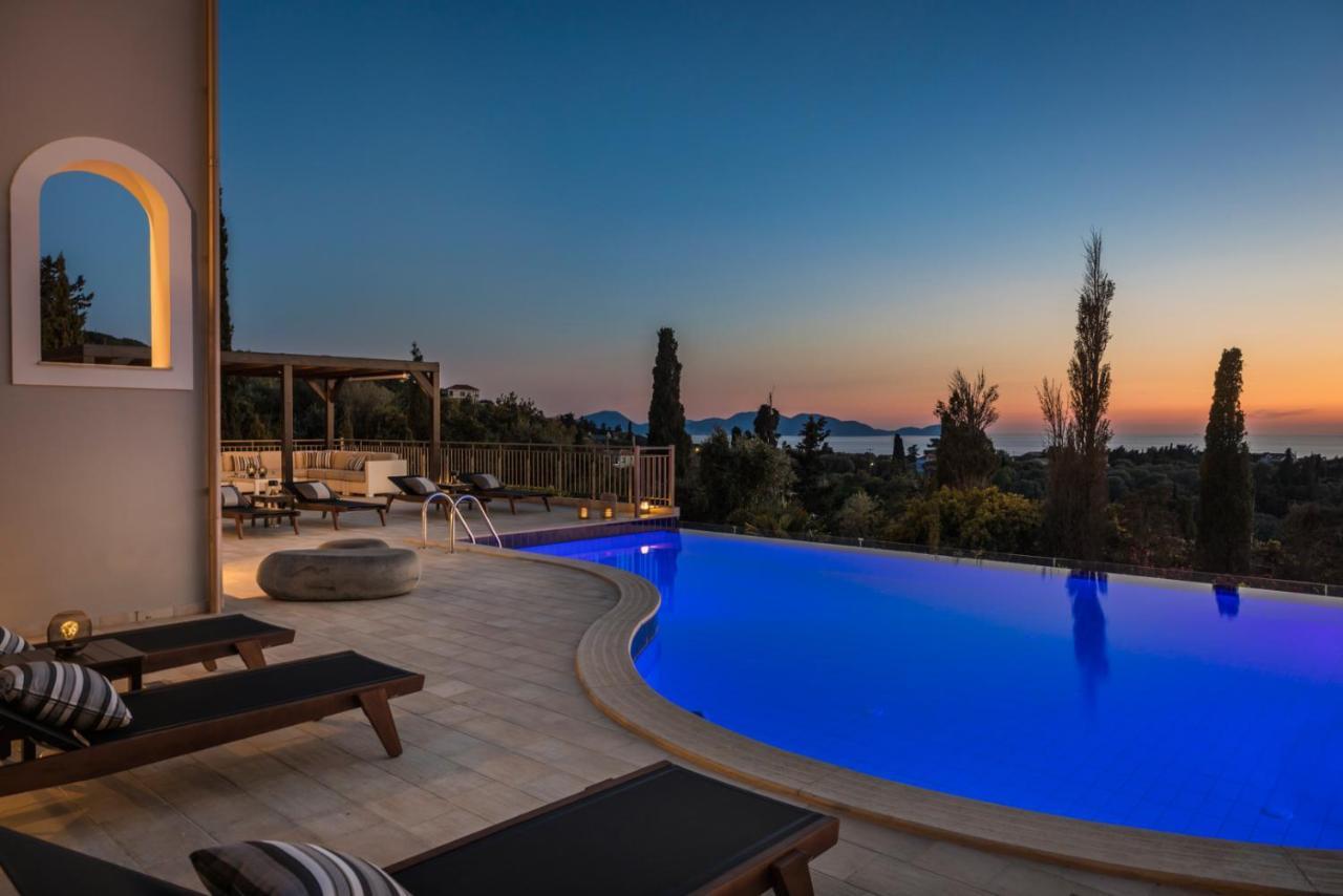 Luxury Villa Karmaniolos Fiskardo Kefalonia Kültér fotó