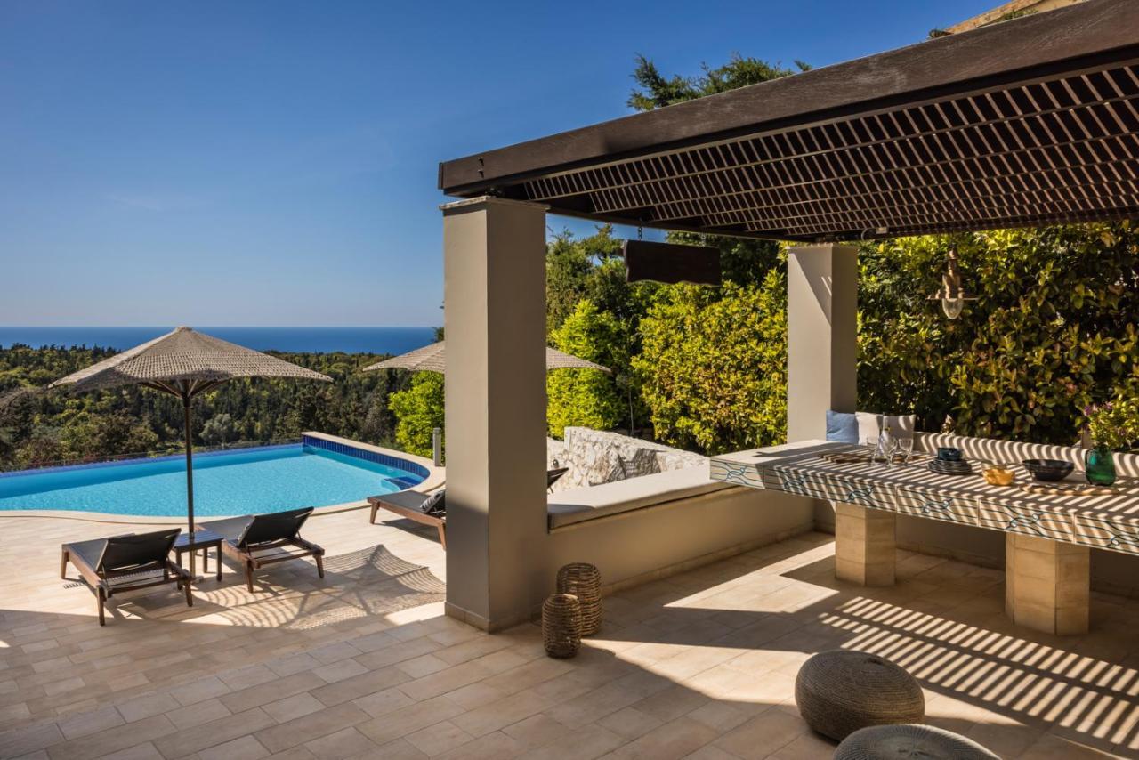 Luxury Villa Karmaniolos Fiskardo Kefalonia Kültér fotó