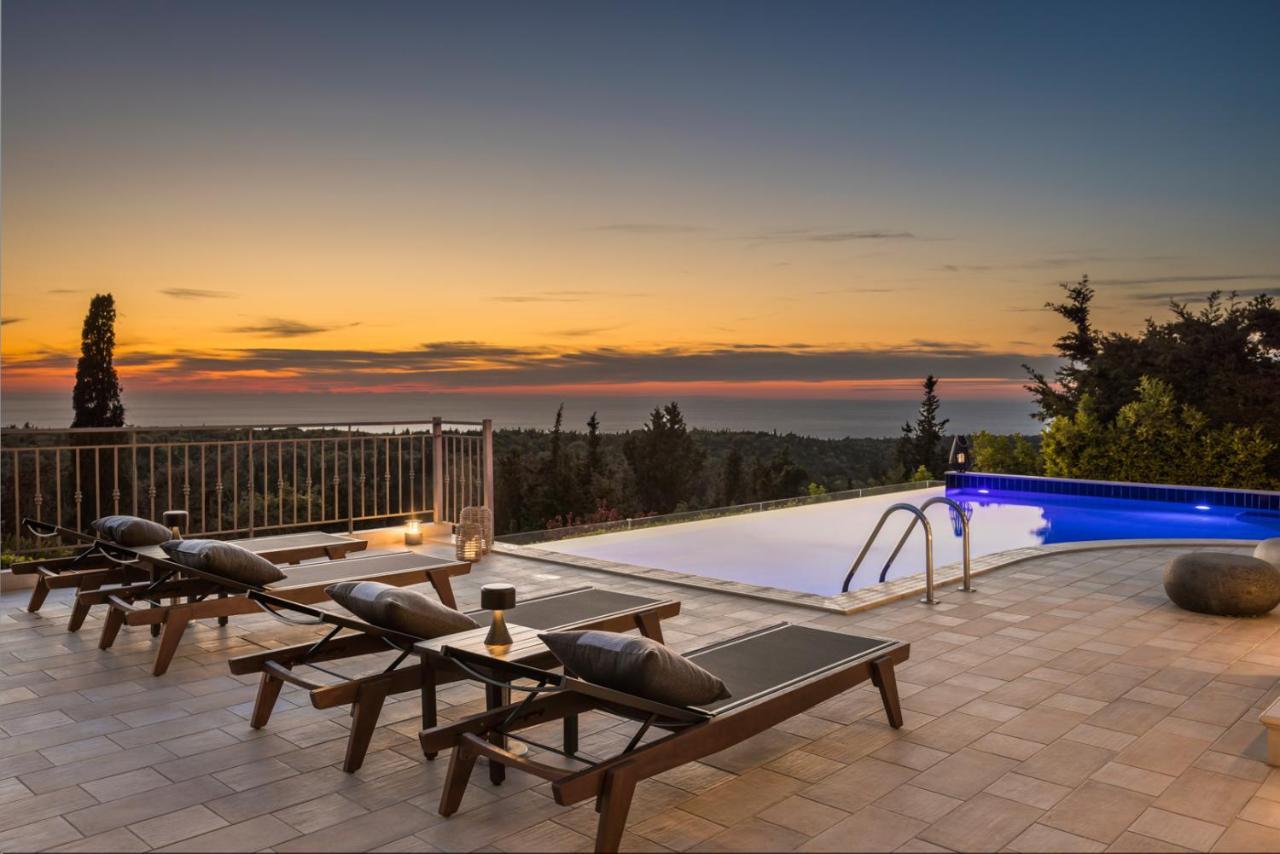 Luxury Villa Karmaniolos Fiskardo Kefalonia Kültér fotó