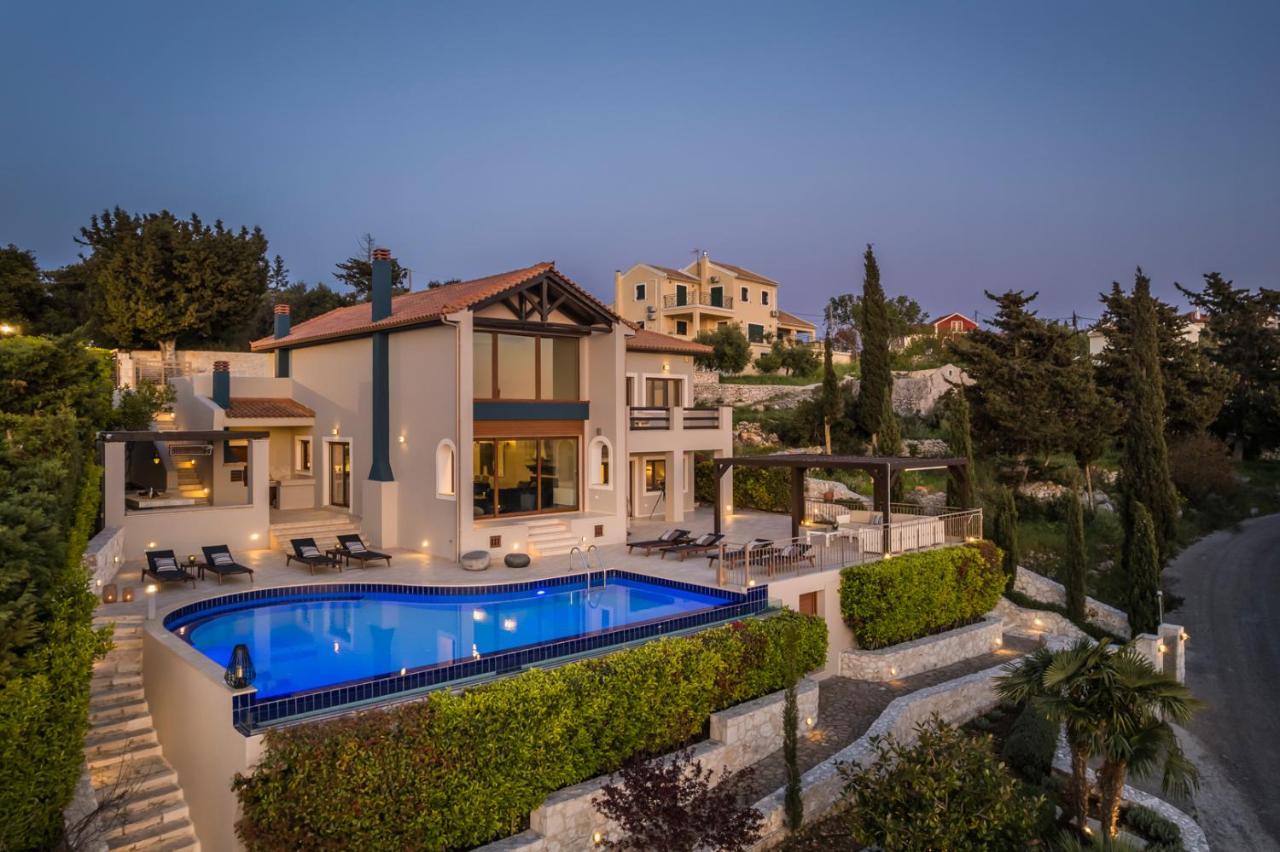 Luxury Villa Karmaniolos Fiskardo Kefalonia Kültér fotó